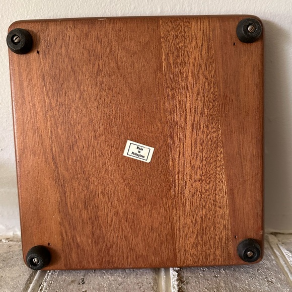 Rare Vintage Goodwood Teak Cheese Tray with Dome Lid - Picture 4 of 5